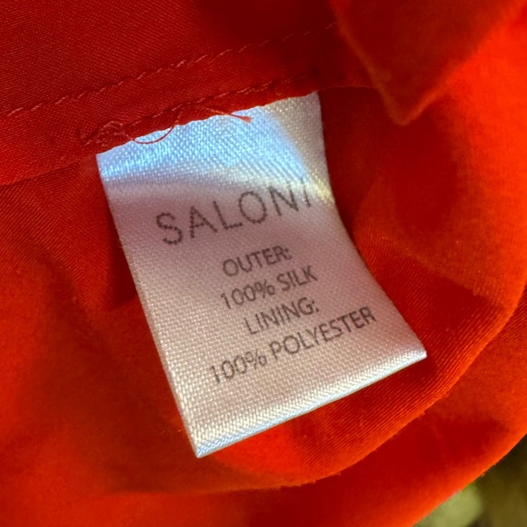 SALONI Tamara B Maxi Dress Gown in Ruby Jungle Monkey Size US 2 - Picture 10 of 13